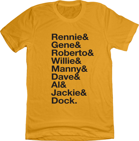 Baseball Lineup 1971 Pittsburgh &