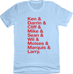 Baseball Lineup 1994 Montreal & blue T-shirt Old School Shirts