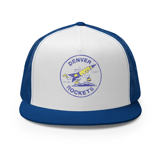 Denver Rockets Basketball Trucker Hat