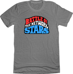 Battle of the Network Stars Grey Shirt Old School Shirts