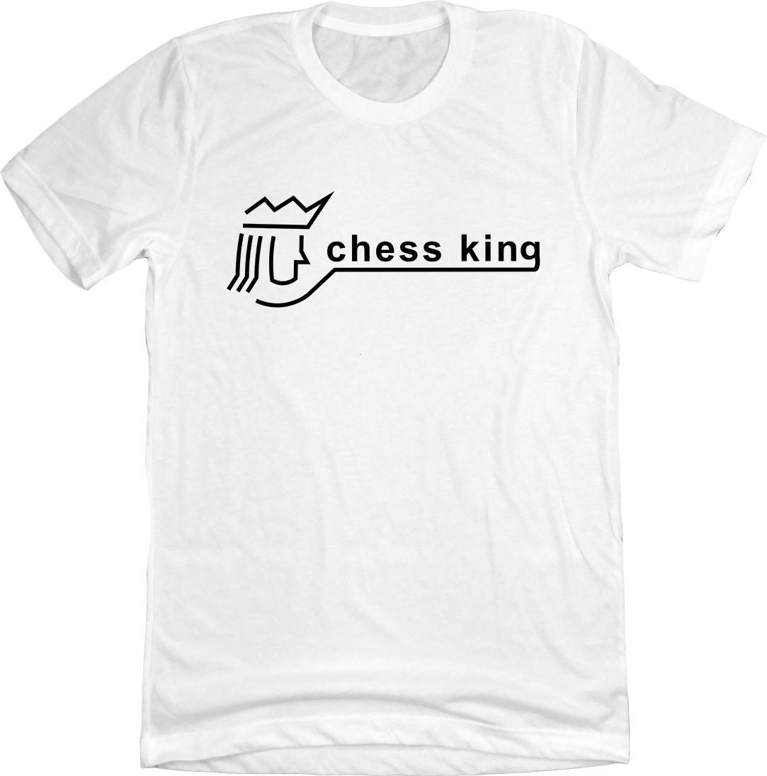 Chess King T-shirt white Old School Shirts