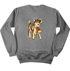 Reindeer With Bell Old School Shirts