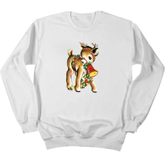 Reindeer With Bell Old School Shirts