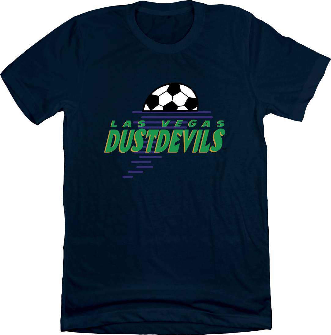 Las Vegas Dustdevils Navy T-shirt Old School Shirts