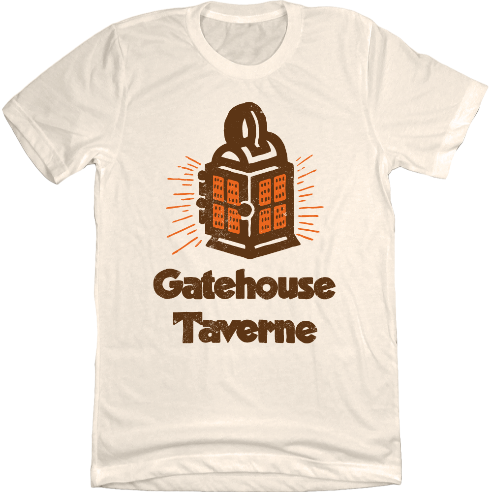 The Gatehouse Taverne Natural white T-shirt Old School Shirts