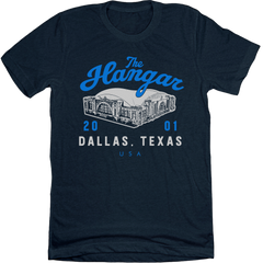 The Hangar -Dallas, Texas - Basketball Version Old School Shirts