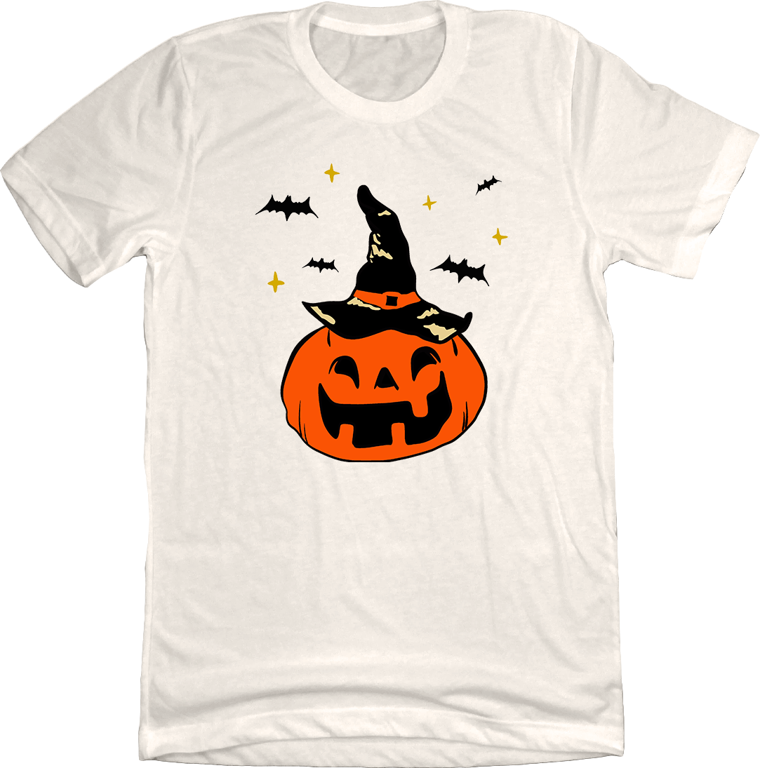 Jack-o'-lantern Witches Hat and Bats