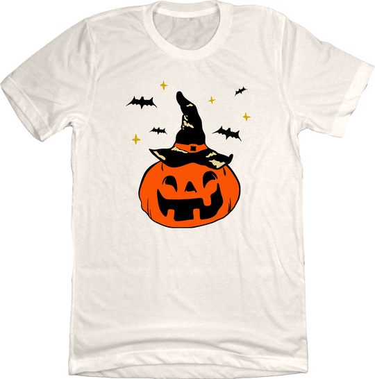 Jack-o'-lantern Witches Hat and Bats