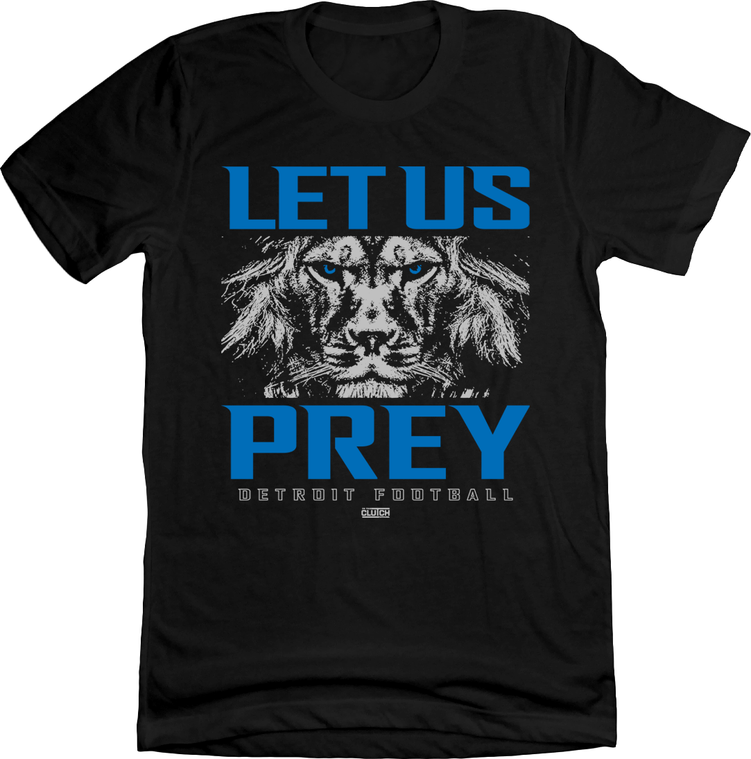 Detroit Football - Let Us Prey Old School Shirts