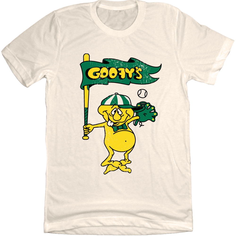 Minnesota Goofys Green and Gold Logo Old School Shirts