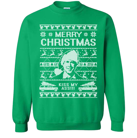 Merry Christmas, Kiss My Ass Ugly Sweater