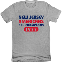 New Jersey Americans 1977 ASL Champions Tee