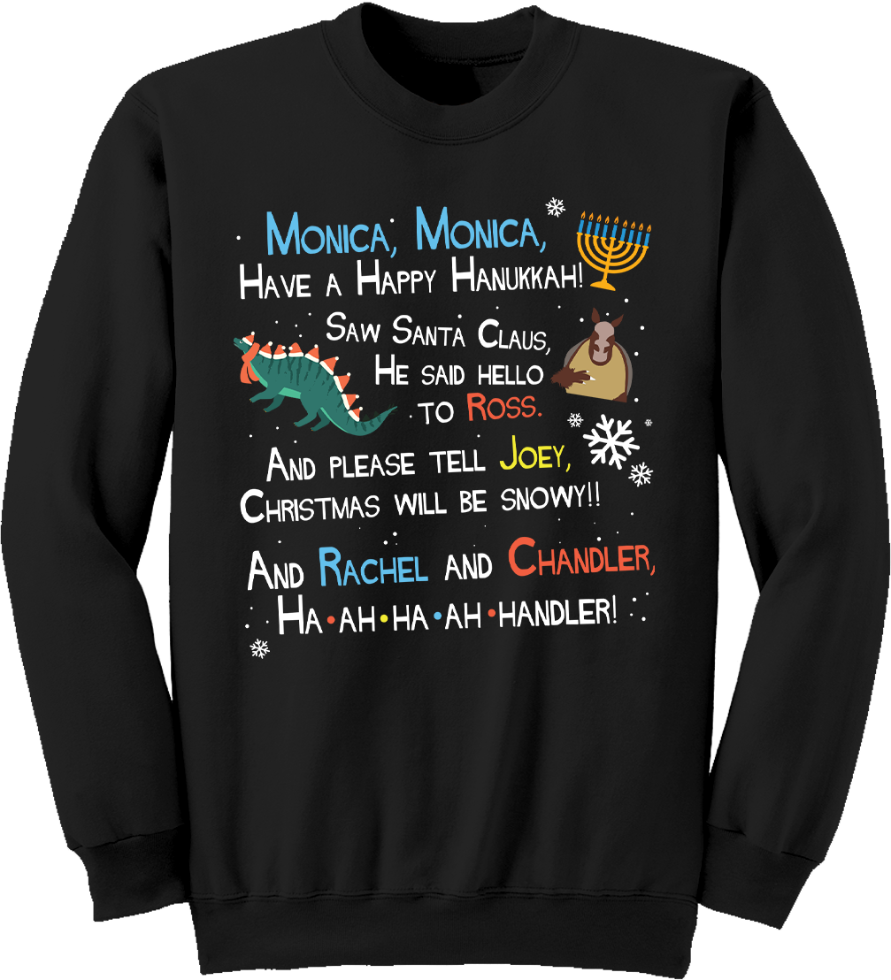 Phoebe's Holiday Song Ugly Crewneck Sweatshirt Old School Shirts