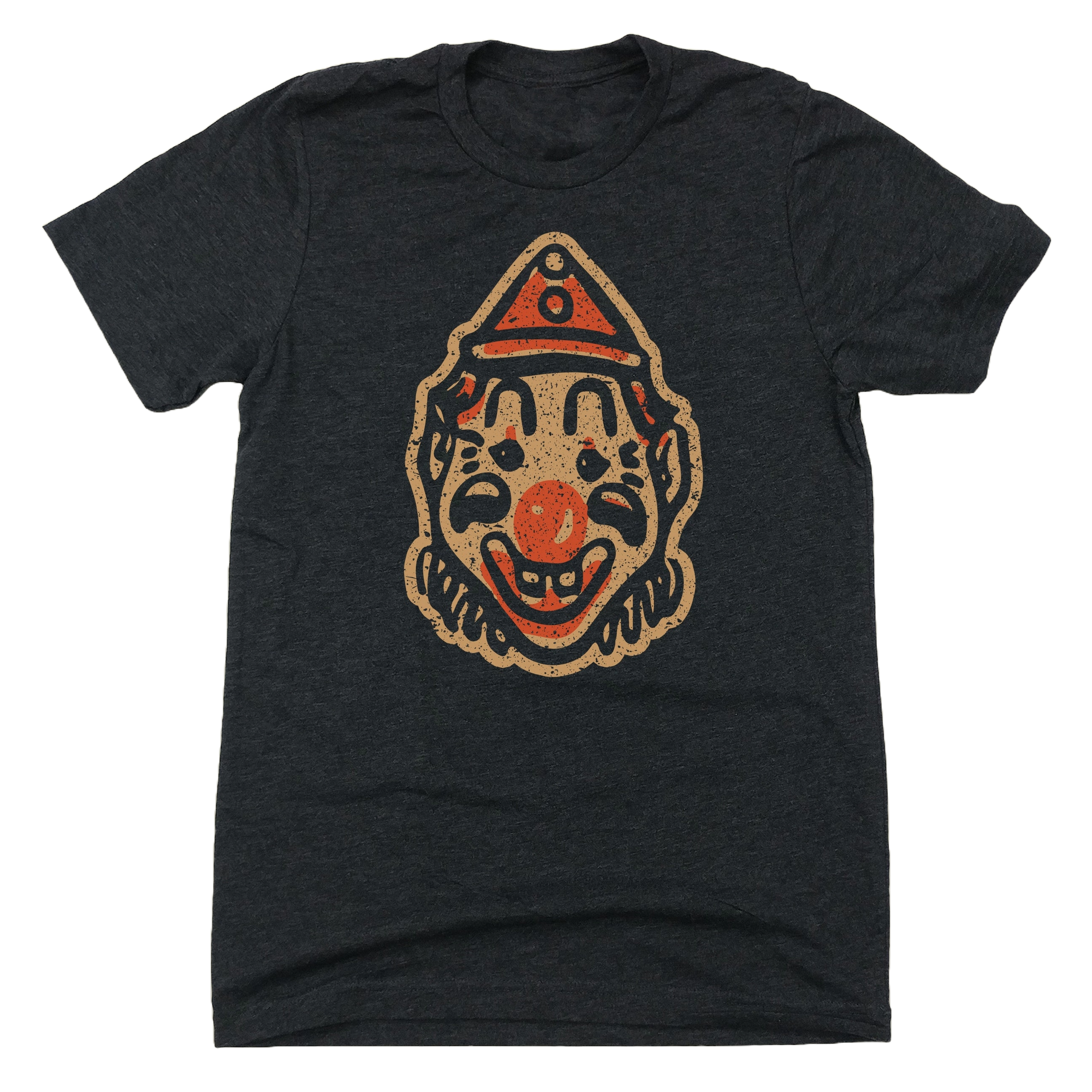 Retro Clown Halloween Mask Unisex Tee
