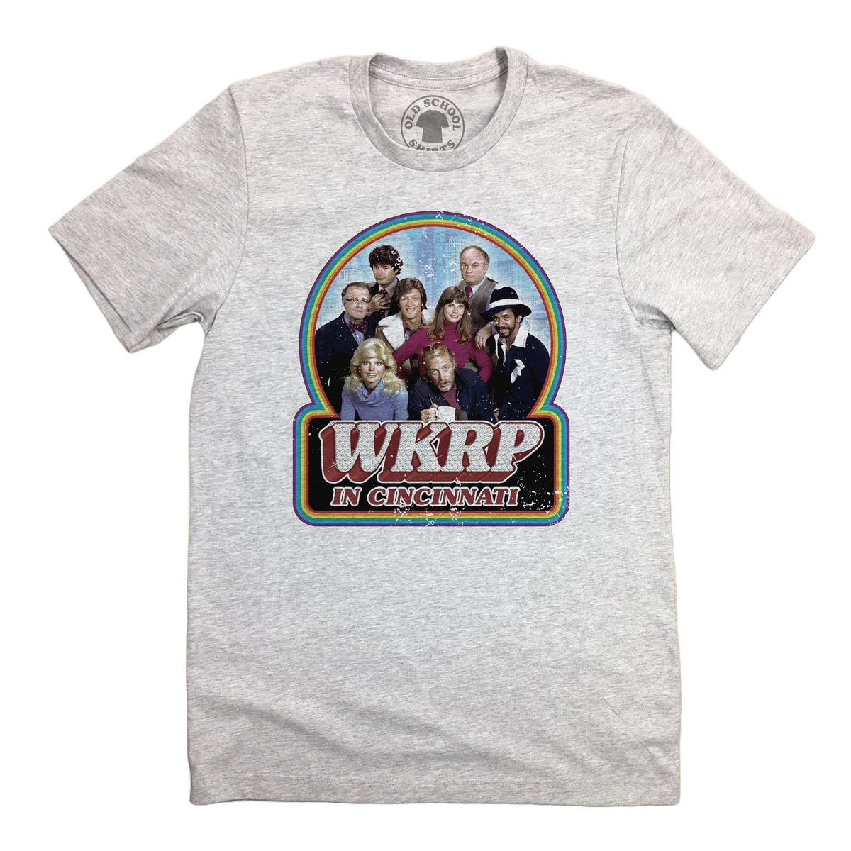 WKRP Full Color Cast Logo Unisex Tee
