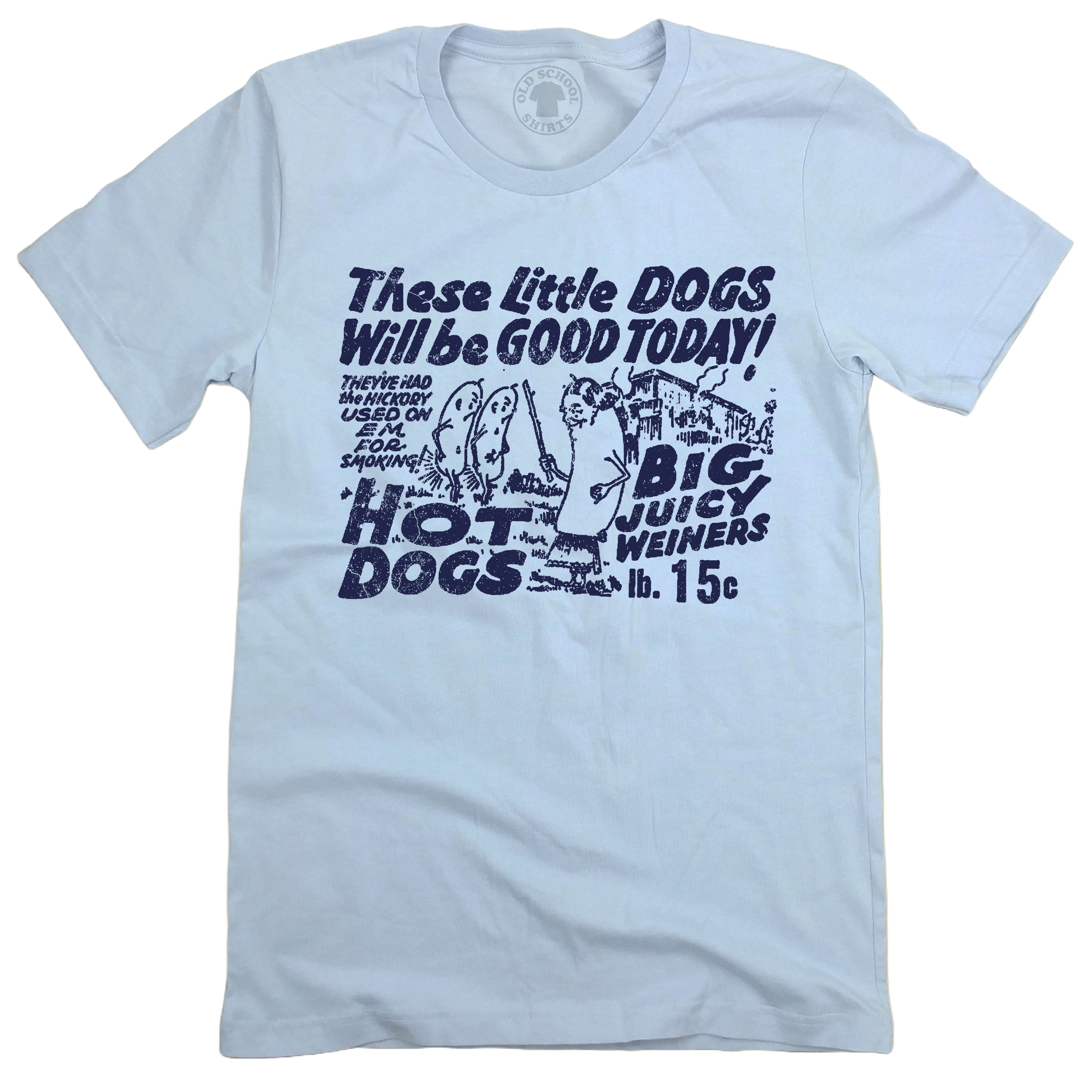 Big Juicy Weiners Vintage Hot Dog Ad Unisex Tee