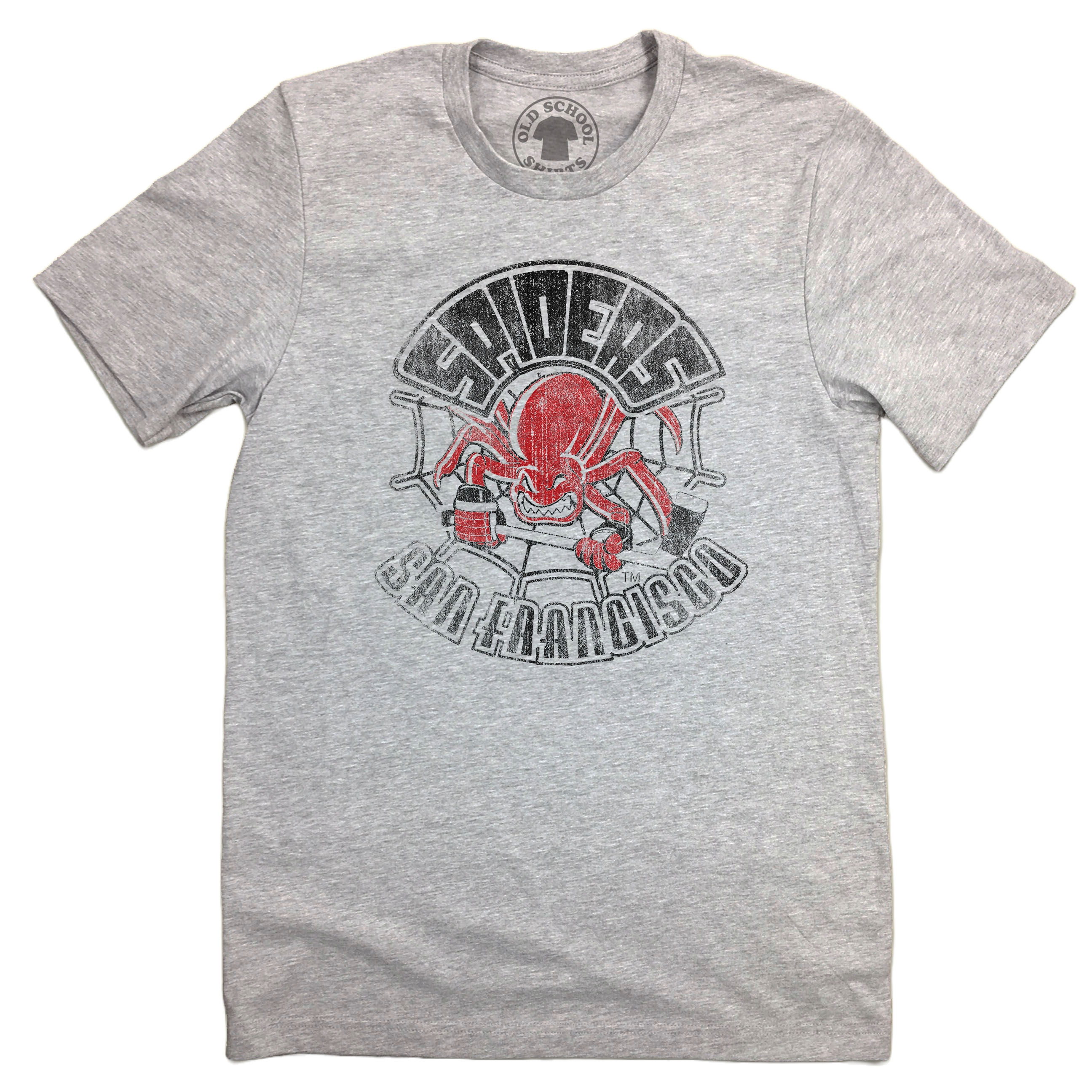 San_Fran_Spiders_Updated_HGrey Unisex Tee