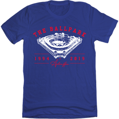 The Ballpark - Arlington, Texas Old School Shirts