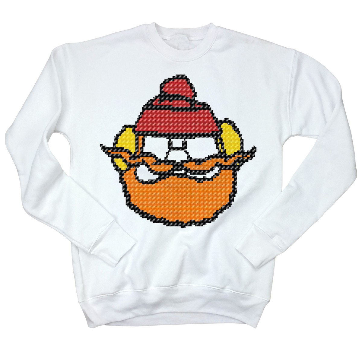 Yukon Man Ugly Sweatshirt Crewneck White Old School Shirts