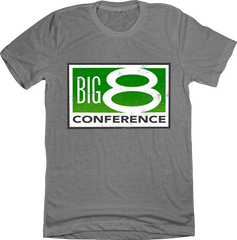 Big 8 Conference grey T-shirt Old School Shirts