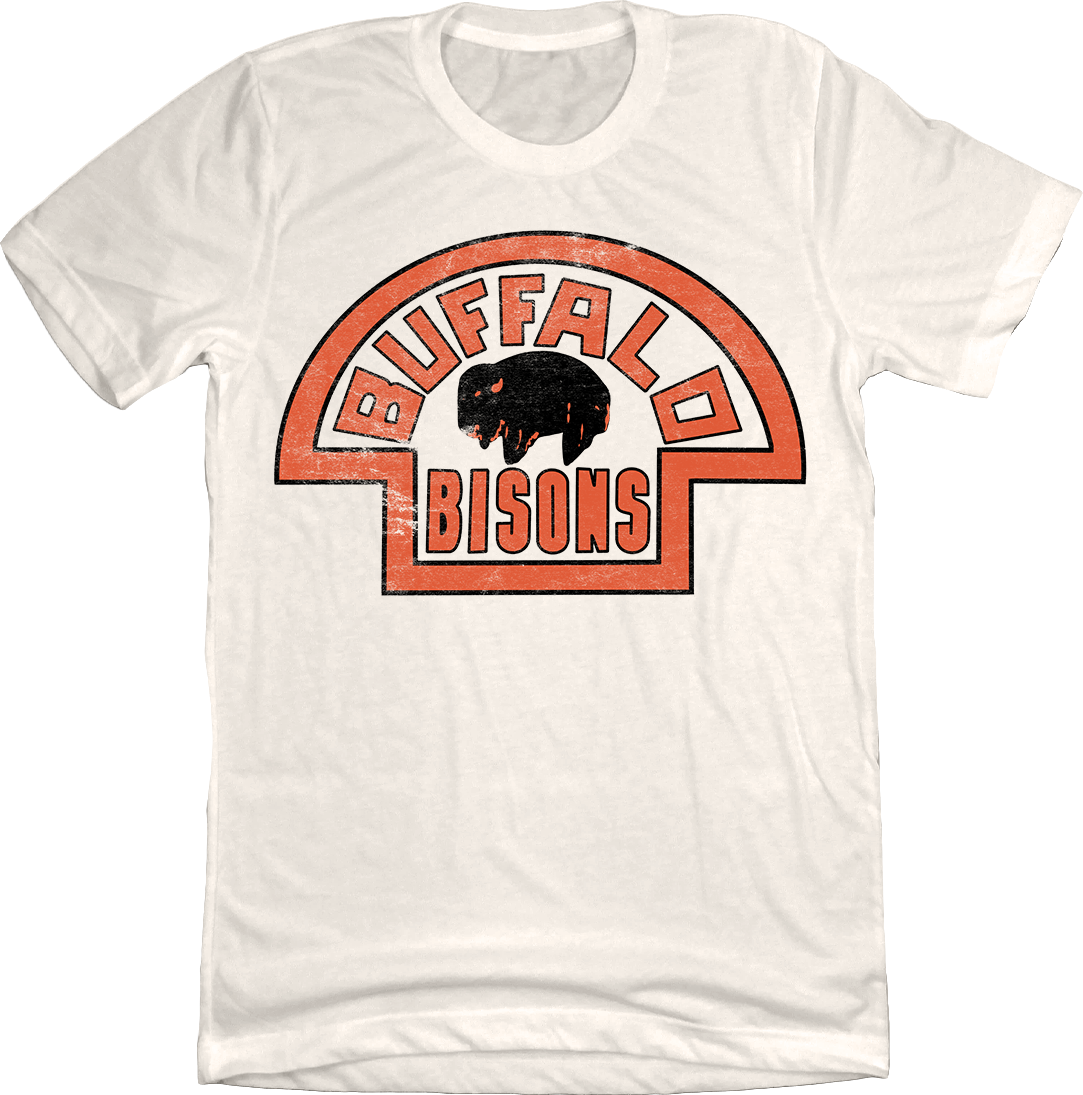 Buffalo Bisons IHL Hockey Logo Natural Tee