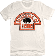 Buffalo Bisons IHL Hockey Logo Natural Tee