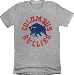 Columbus Bullies Football grey T-shirt Old School Shirts