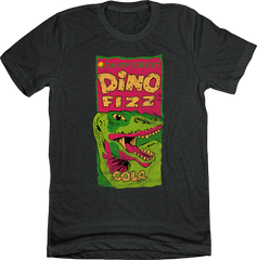 Dairy Crest Dino Fizz Cola Old School Shirts charcoal