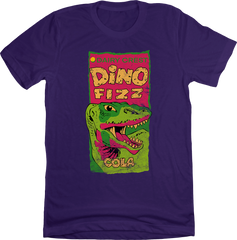 Dairy Crest Dino Fizz Cola Old School Shirts purple