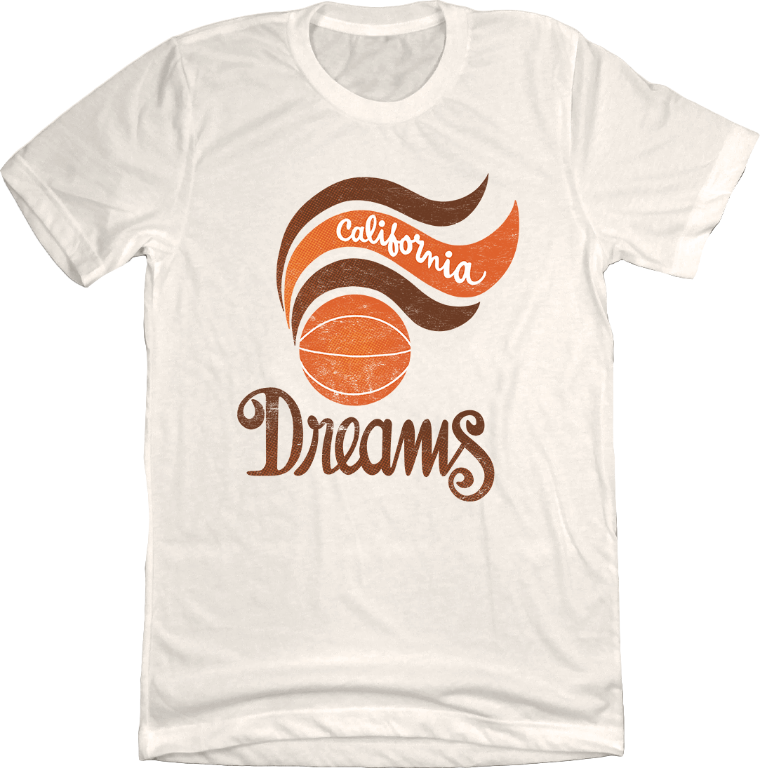 California Dreams Basketball Unisex Natural Tee