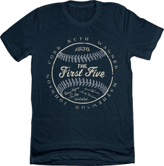 First Five heather navy T-shirt Old School Shirts