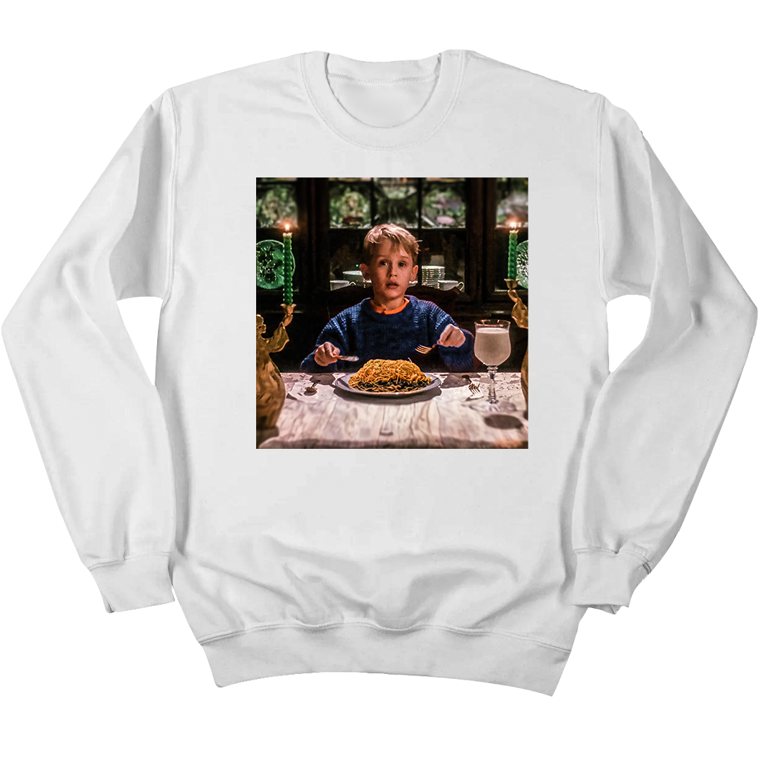 Kevin's Battle Plan Meal Crewneck Old School Shirts