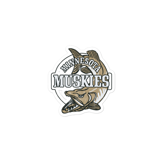 Minnesota Muskies Basketball Sticker