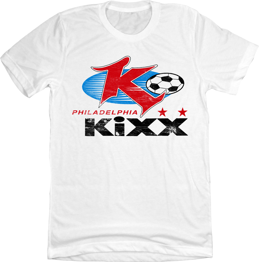 Philadelphia Kixx Soccer White Unisex Tee