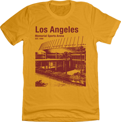 Los Angeles Memorial Sports Arena Maroon Ink