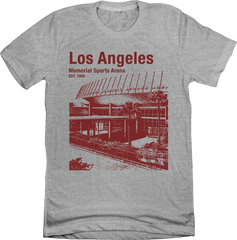 Los Angeles Memorial Sports Arena Maroon Ink