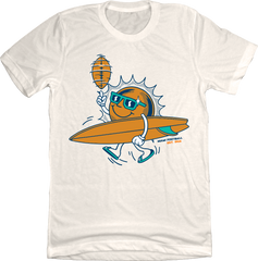 Miami Football Sun & Surfboard Old School Shirts