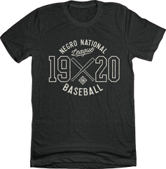 Negro National League Baseball Est. 1920 Charcoal Tee