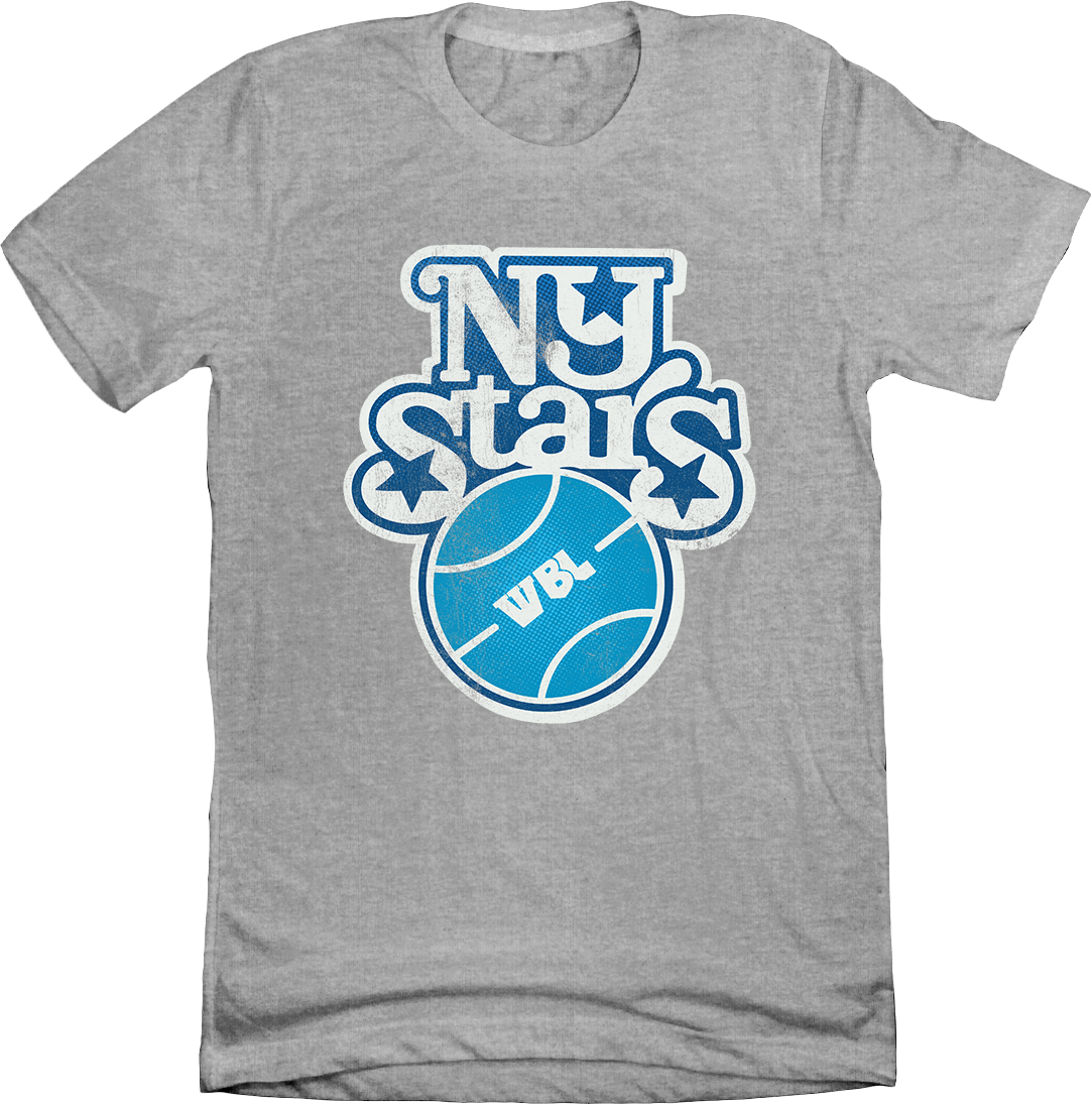 New York Stars Basketball Grey Tee