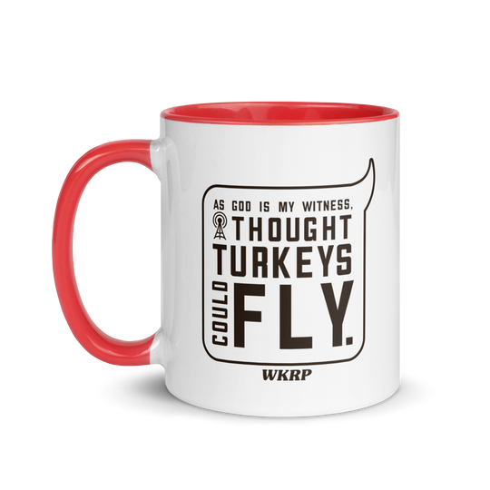 "I Thought Turkeys Could Fly" Mug