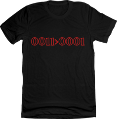 0011>0001 T-shirt