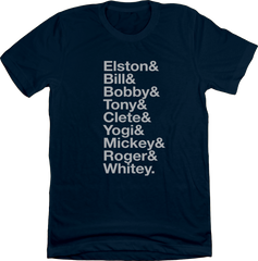 Baseball Lineup 1961 New York NYY & T-shirt navy Old School Shirts