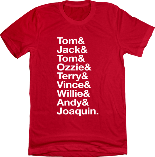 Baseball Lineup 1985 St. Louis &