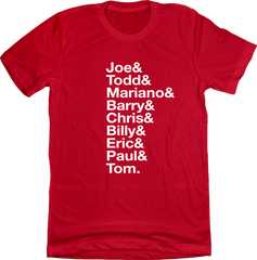 Baseball Lineup 1990 Cincinnati & Red T-shirt Old School Shirts