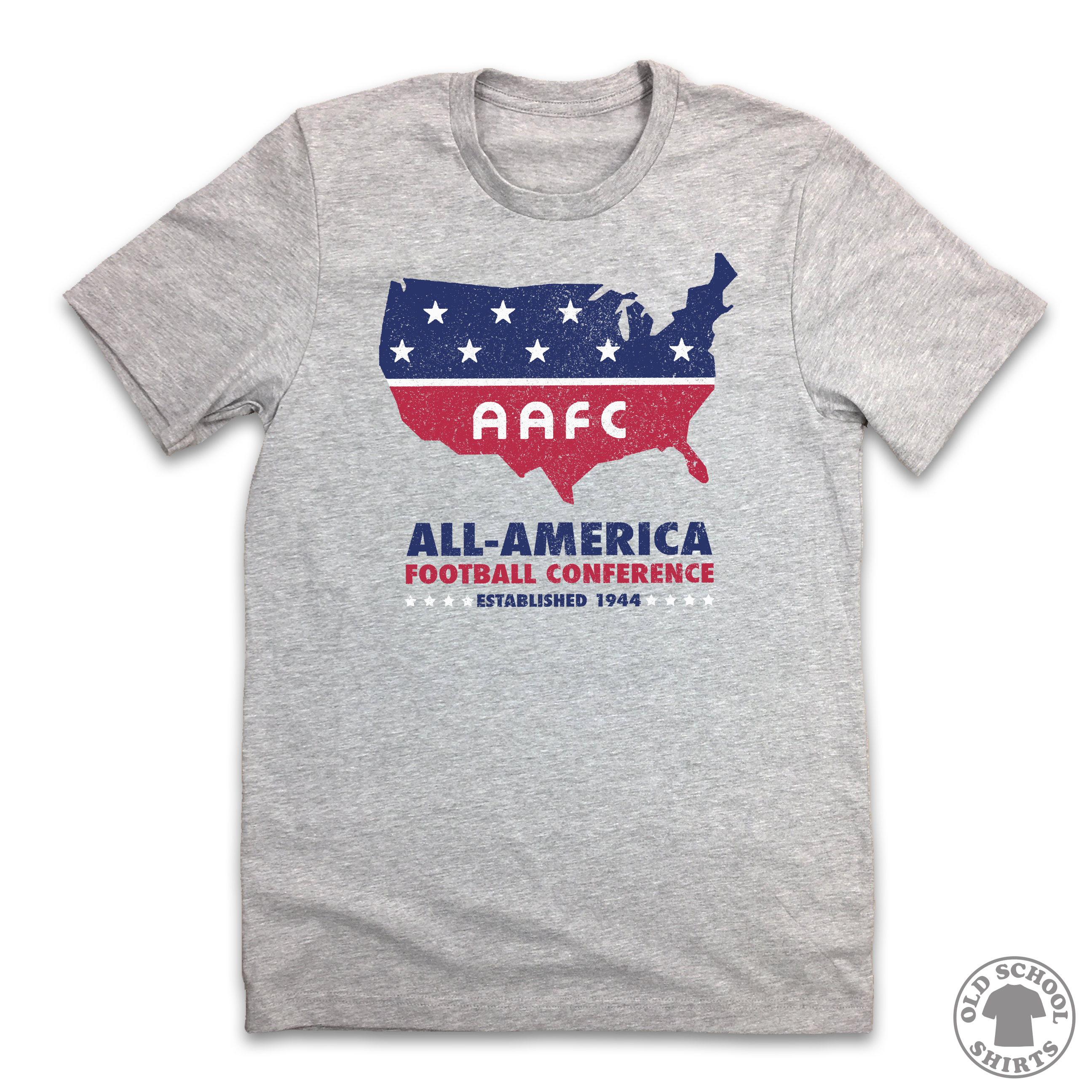 All-America Football Conference - Old School Shirts- Retro Sports T Shirts