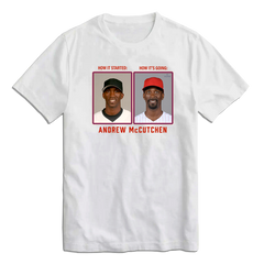 Andrew McCutchen Then & Now MLBPA Tee