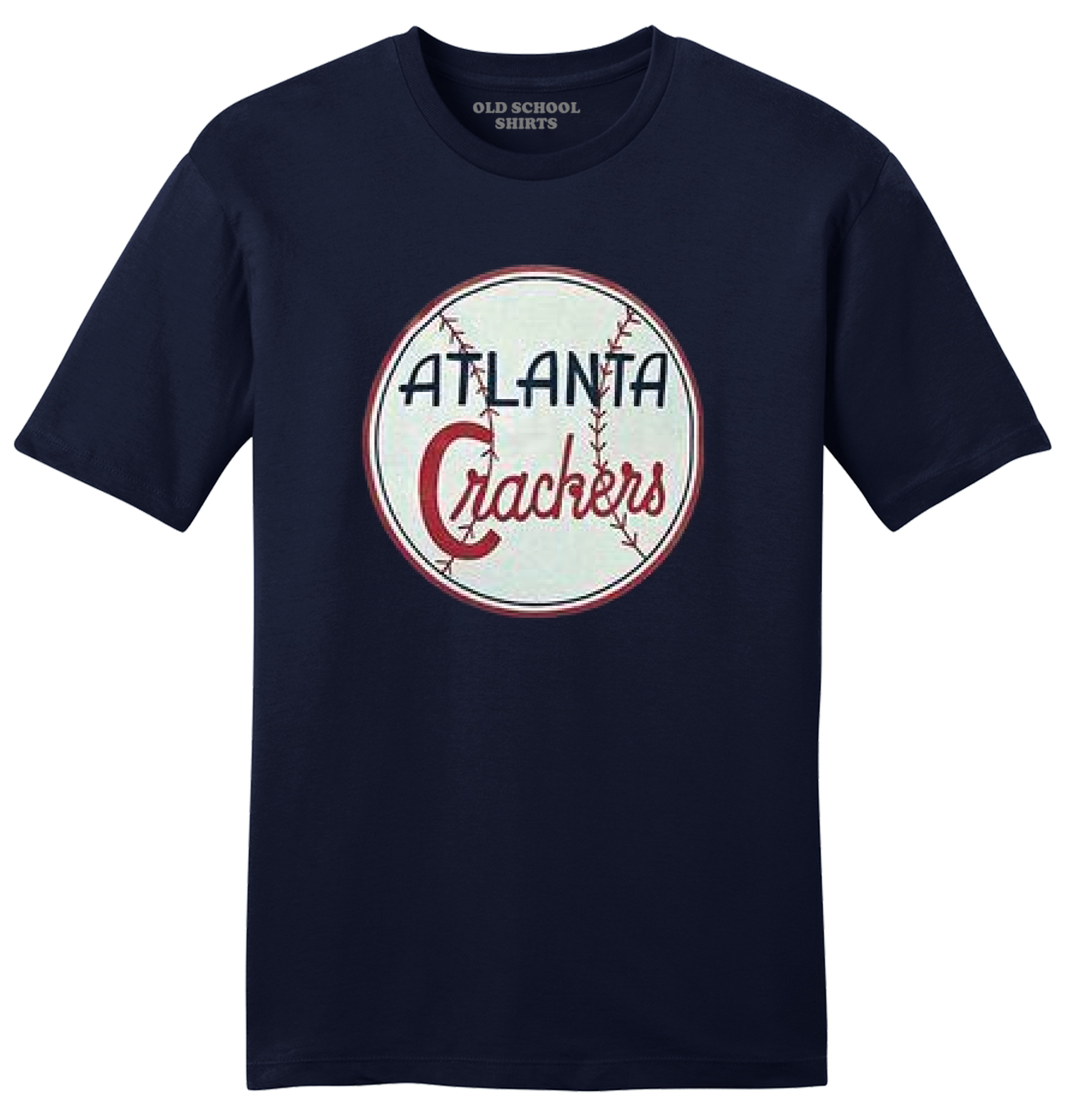 Atlanta Crackers Baseball - Unisex T-Shirt / Navy / S