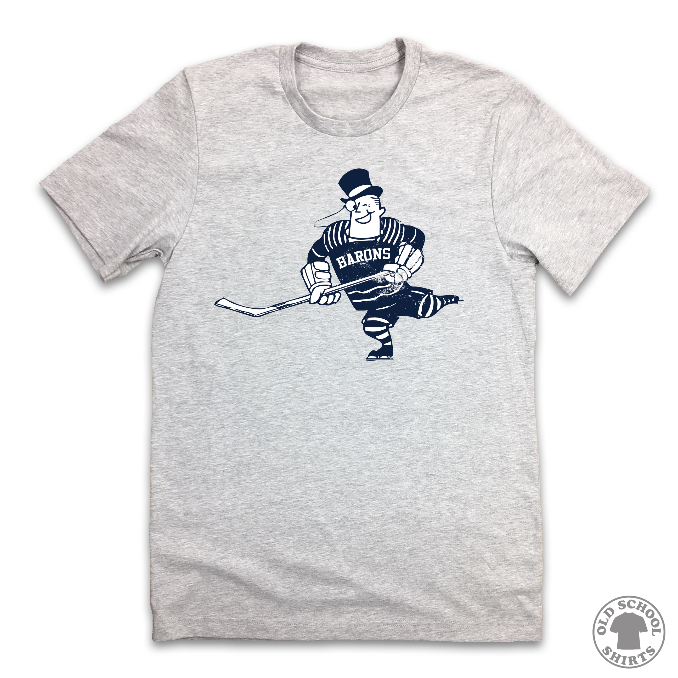Cleveland Barons Hockey Mascot - Old School Shirts- Retro Sports T Shirts