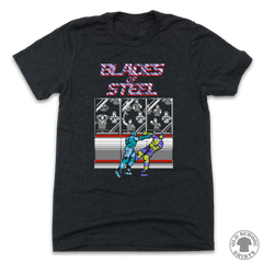 Blades of Steel - Old School Shirts- Retro Sports T Shirts