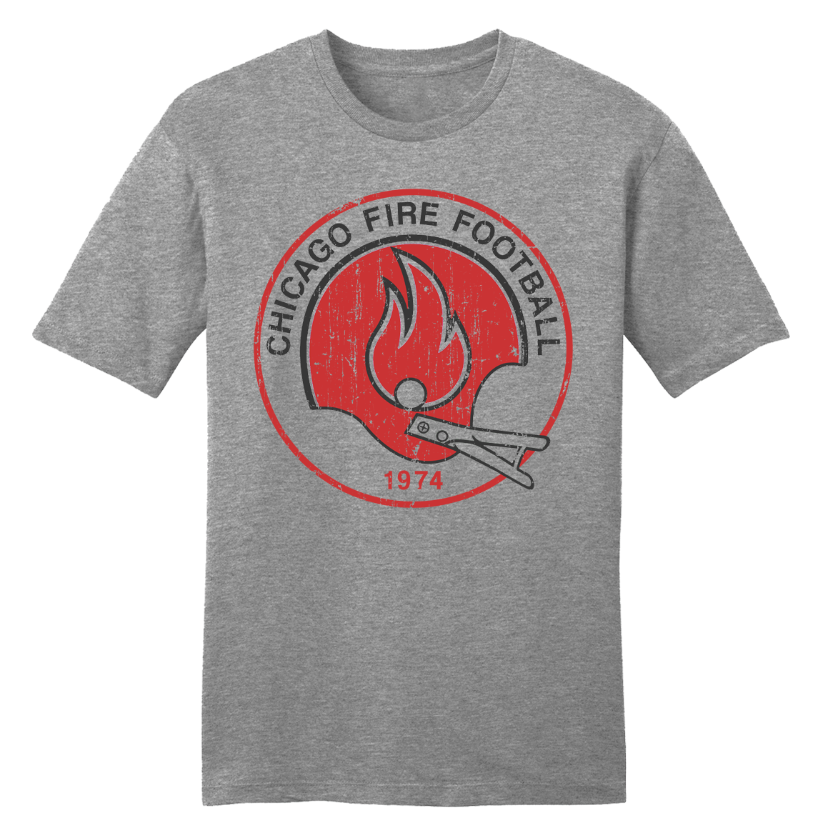 Chicago WFL Fire Football Helmet 1974